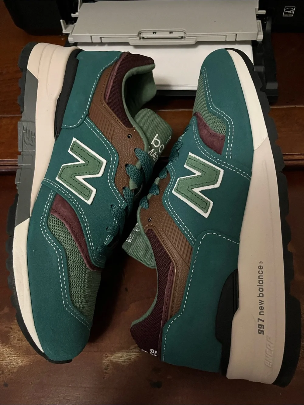 New balance 997 men size 8 U997TB green - Picture 7 of 11